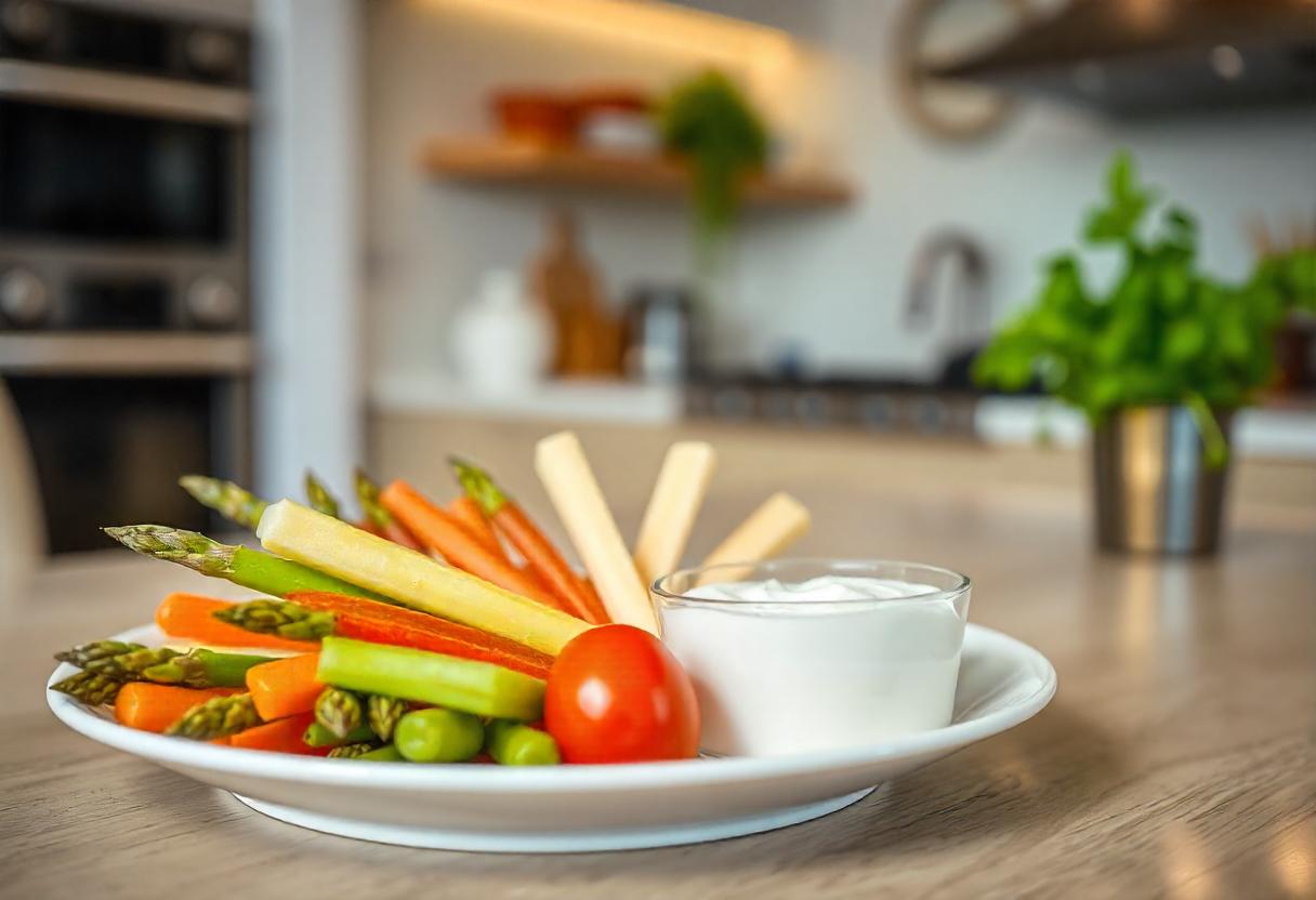 Palitos de vegetales para dipear