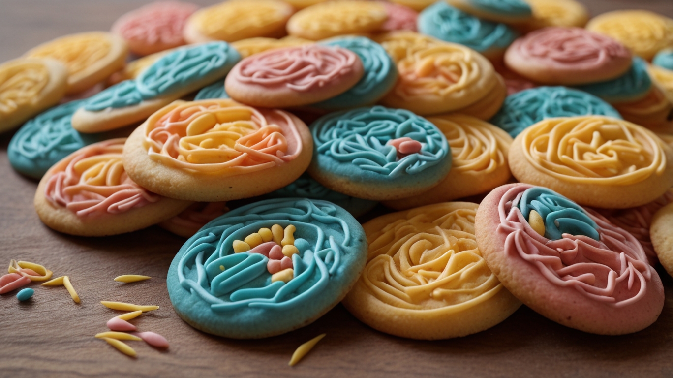 Galletas de colores