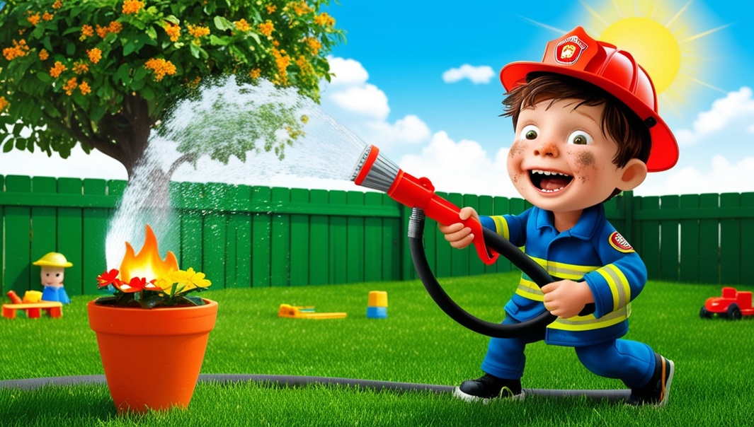 ¡Al rescate en el jardín!