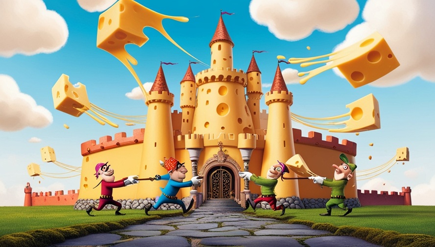 El Castillo del Queso y los Ladrones Mantequilla