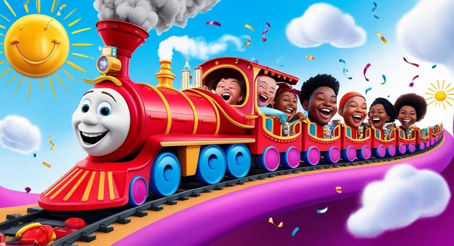 El tren mágico llamado El Risas Exprés