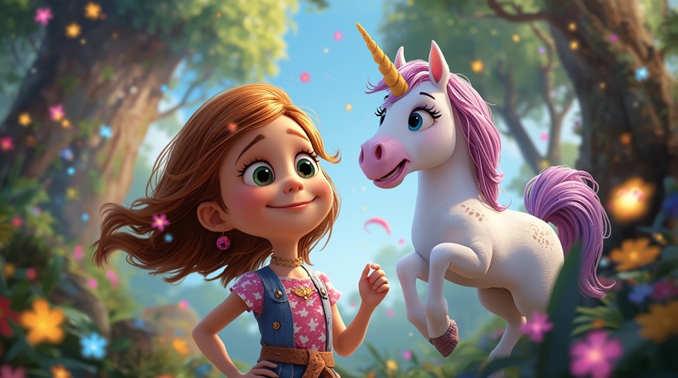 El unicornio de las burbujas mágicas
