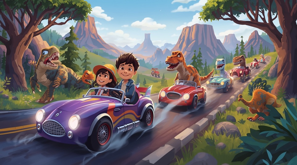 La Gran Carrera Dino-Turbo